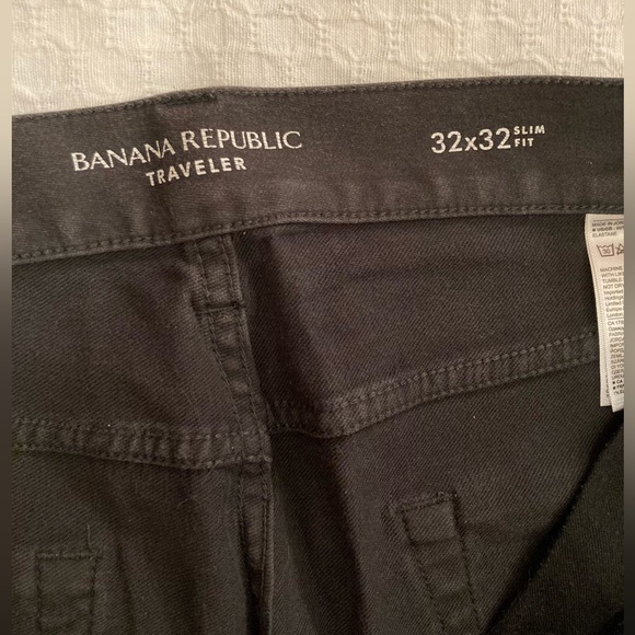 Banana Republic Travelers Pants, gray, 32x32 - Picture 5 of 8
